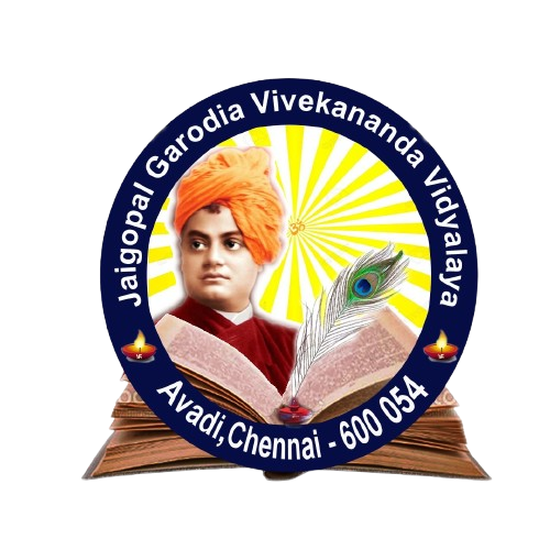 JAIGOPAL GARODIA VIVEKANANDA VIDYALAYA Logo