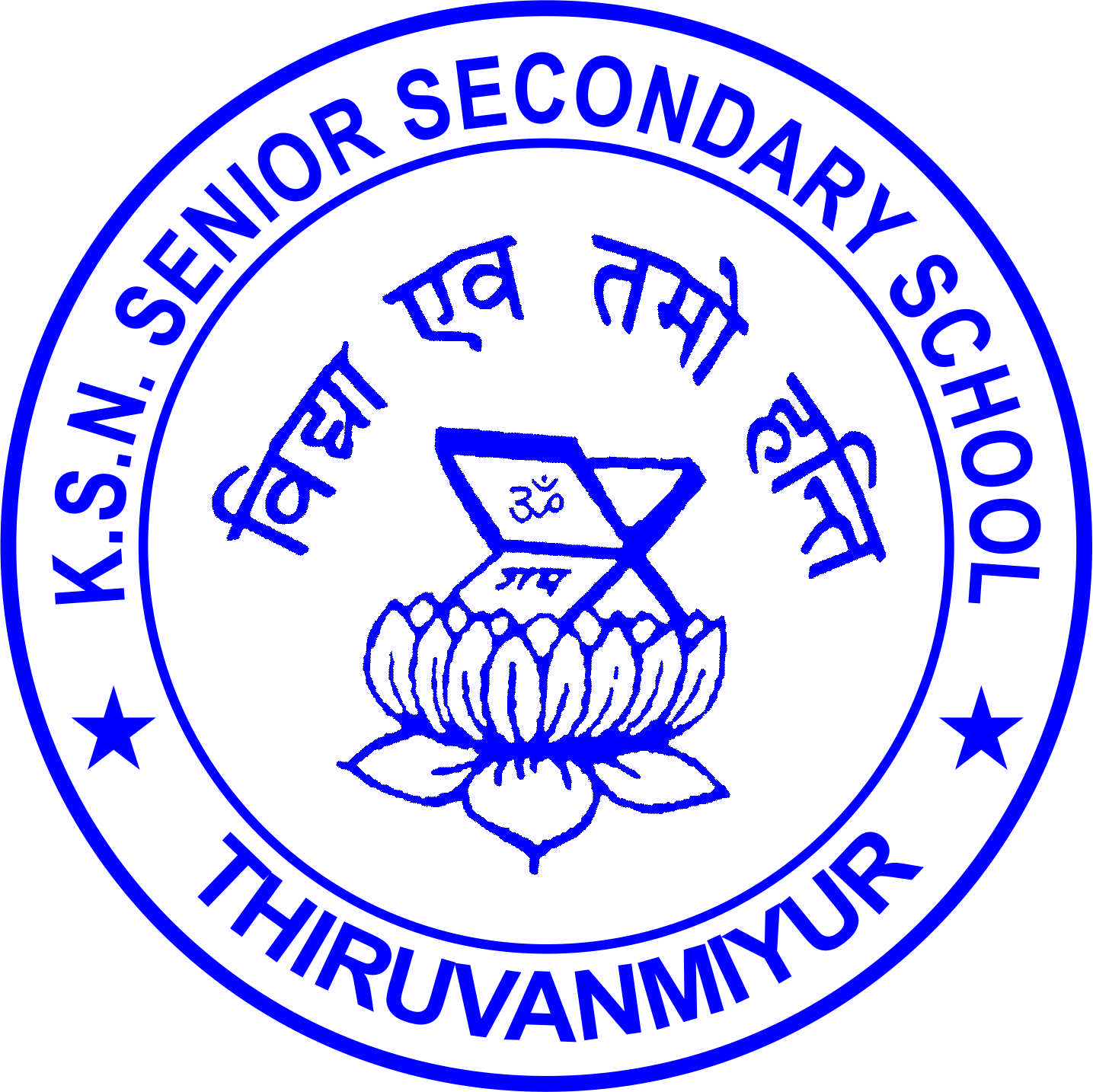 K. S. N. Senior Secondary School Logo